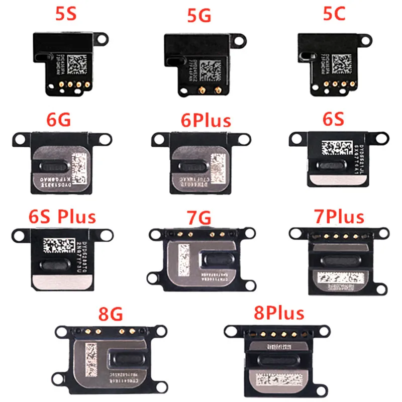 50 шт. динамик для iPhone 5 5s 6 6g 6s 7g 8g 7 8 plus Динамик наушников звуковой приемник гибкий