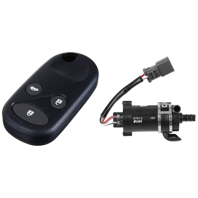 

3-Buttons Remote Key Fob Case Shell Cover with Car Headlight Head Light Lamp Washer Pump Motor