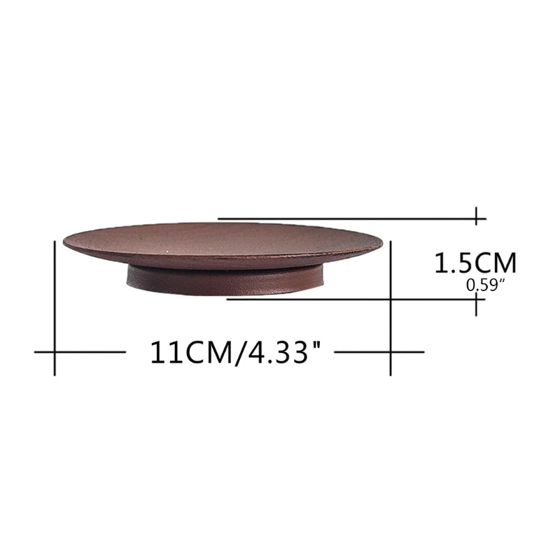 

2 Pcs/4 Pcs Retro Candle Holders Plate Durable Iron Candlestick Round Holder for Pillar Candles Tea Light Birthday Party