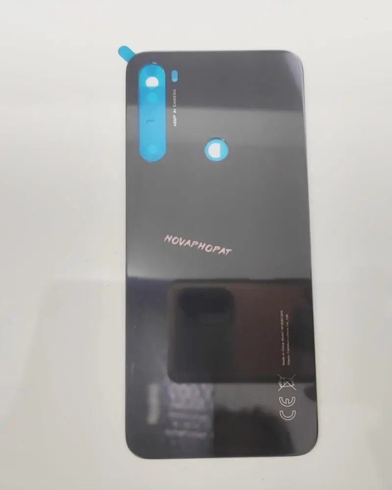 5 шт. лучшее для Xiaomi Redmi Note 8T Задняя Крышка Стеклянная батарейного отсека задняя