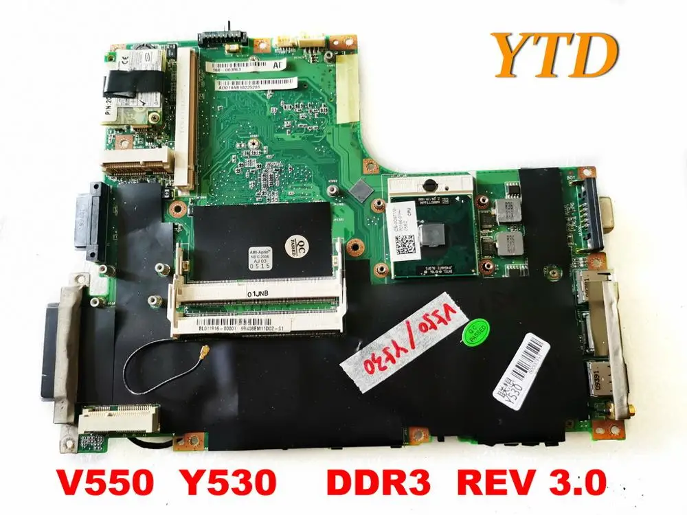 

Оригинальная материнская плата для ноутбука Lenovo V550 Y530 V550 Y530 DDR3 REV 3,0 протестирована хорошая бесплатная доставка