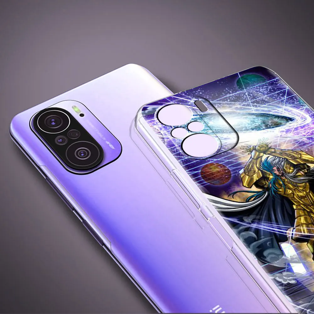 

Saint Seiya Knights Cover Phone Case For Xiaomi Redmi Note 9S 8 Pro 9 7 9C 8T 10 9T 9S 7A 8A K40 Pro Transparent Soft Tampa