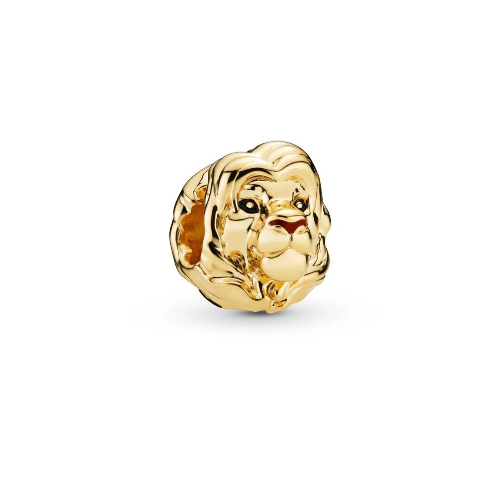 Летние Аутентичные стерлингового серебра 925 Bling The Lion King Simba бусина Шарм Для