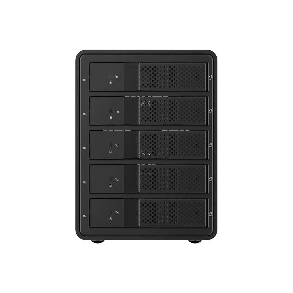 ORICO 3,5 дюймов 5 отсек док-станция для жесткого диска USB3.0 to SATA с RAID алюминиевый корпус для жесткого диска внутренний адаптер питания чехол для жесткого диска