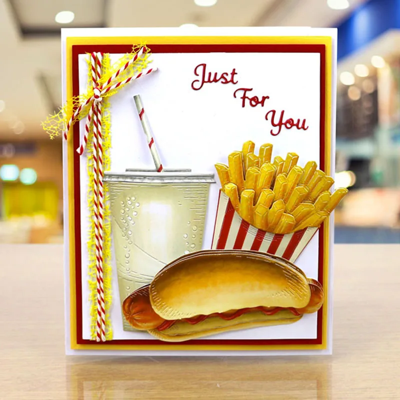 Пластиковая чашка для питья металлическая высекальная высечки скрапбукинга