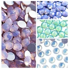 Опал перидот, розовый, белый опал, Стразы без горячей фиксации, хрустальные аксессуары для ногтей, стразы для самостоятельного 3d дизайна ногтей, свадебные блестки