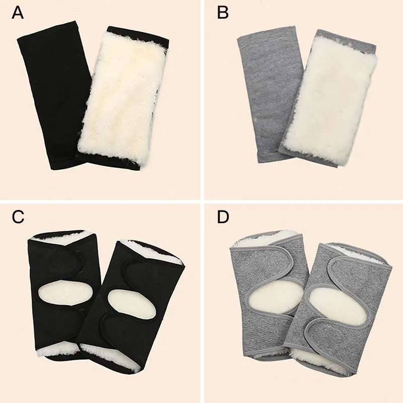 

1Pair Anti Cold Knee Pads Thermal Velvet Prevent Arthritis Joints Keep Warm Knee Brace Pads Protector Breathable Thicken Kneepad