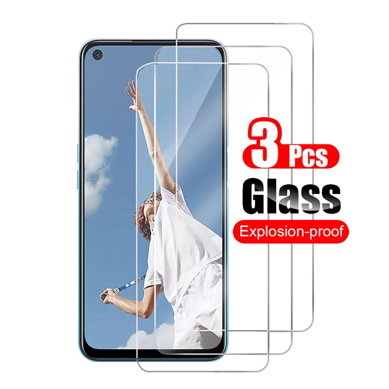 

Защитное стекло для Oppo A52, закаленное, с защитой от царапин, 9H, 3 шт.