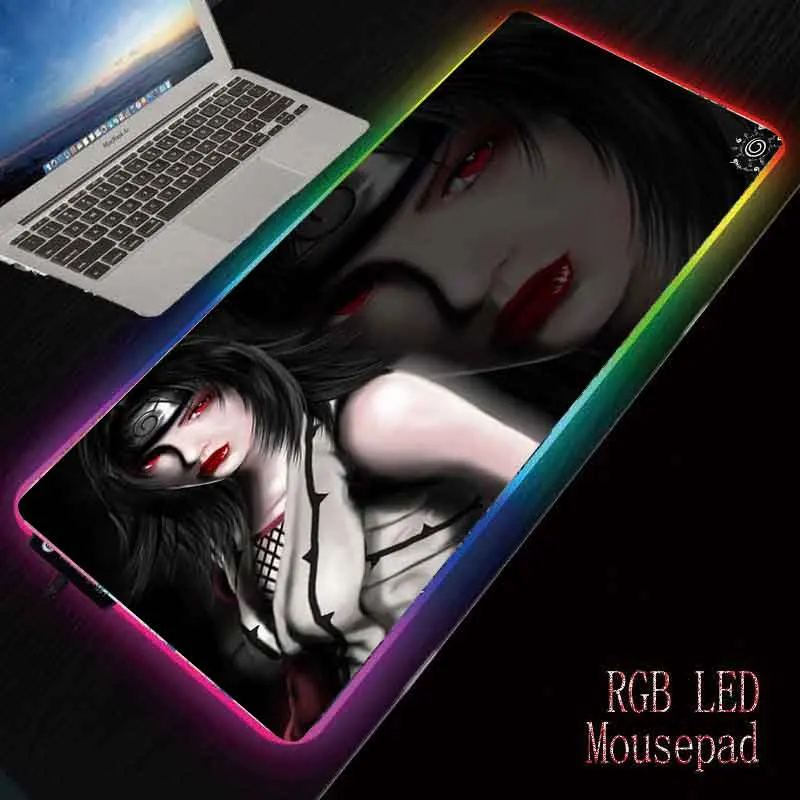 

XGZ аниме большой Мышь Pad RGB подсветкой светодиодный аниме Мышь Коврик для компьютерной игры Мышь Коврик для компьютерной коврик с клавиатуро...