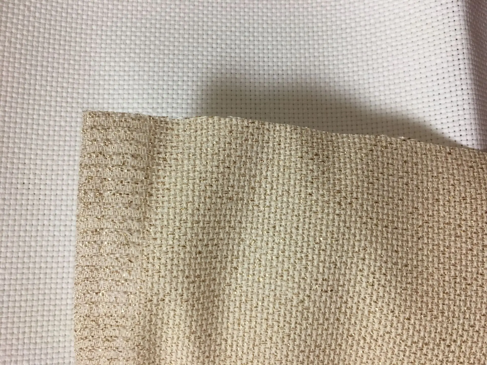 Золотая льняная ткань 9TH 14CT лучший выбор для вышивки крестиком лучшее качество Aida