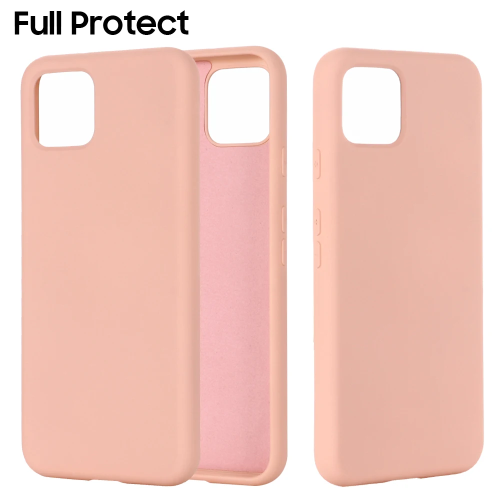 Capa for Google Pixel 4 Case Ultra Thin Pure Soft Liquid Silicon Cover Case for Google Pixel 4XL 4 XL Full Case Shockproof Funda