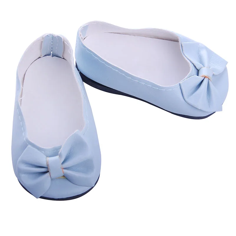 Повседневная обувь на плоской подошве с бантом подходит для 18-дюймовых
