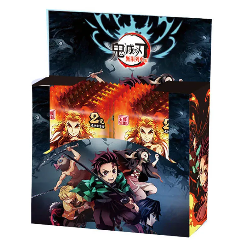 Juego de cartas Demon Slayer TCG, juego de mesa Kimetsu No Yaiba, juguetes para la familia, regalo de Navidad para ni&ntilde;os-0