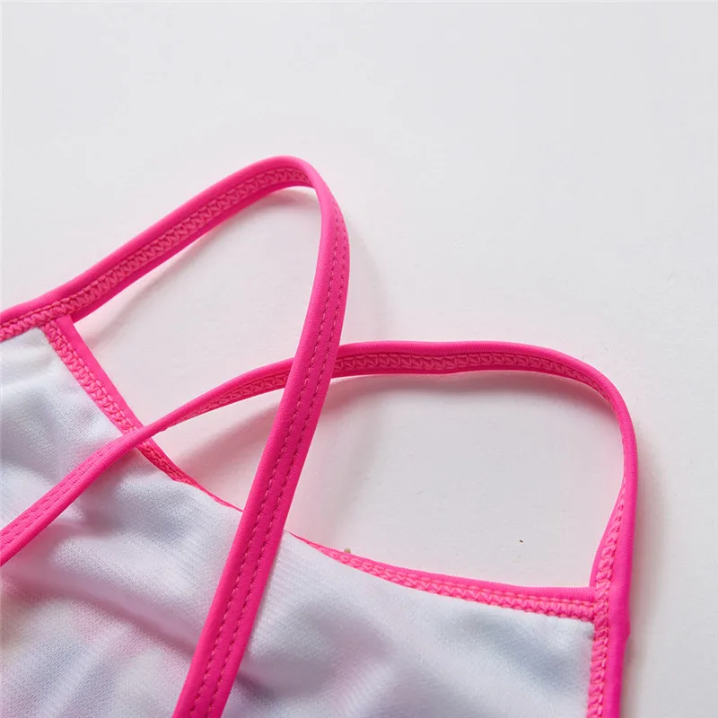 2020 Summer Cute Baby Girls Swimwear One Piece Dot Beach Swimsuit Kid Children Swimming Costumes Bikini | Мать и ребенок