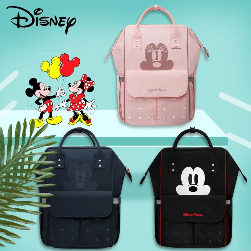 Disney Diaper Bag USB Mommy Backpack Fashion Mummy Maternity Nappy Bag Stroller Bag Large Capacity Multifunctional Baby Bags New