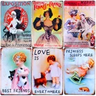 Best Friends табличка Femmes De France винтажные металлические оловянные вывески для бара паба домашний декор любовь везде настенные художественные наклейки подарок N328