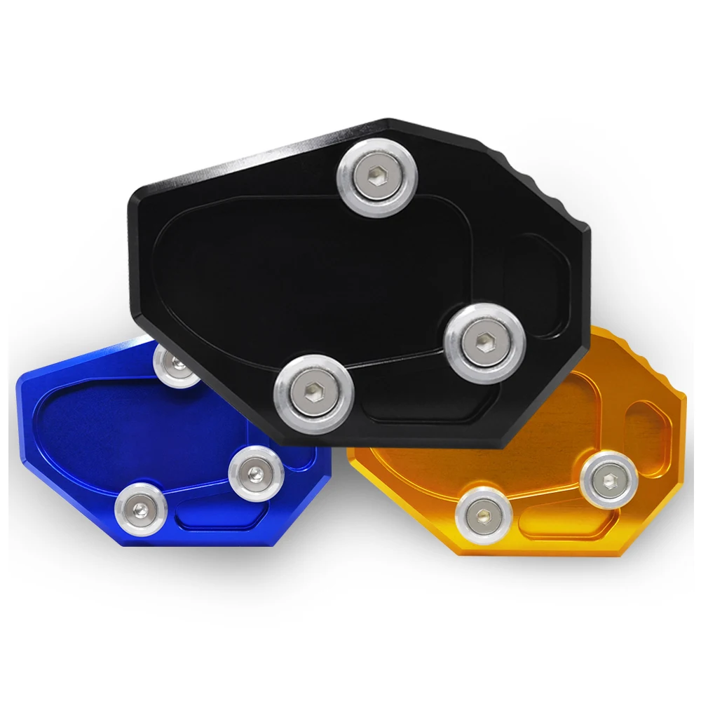 

Motorcycle Side Stand Extension Plate for Yamaha MT 07 MT07 XJ6 ABS FZ6R FZ6 CNC Foot Enlarger Kickstand Pad Base Accessories