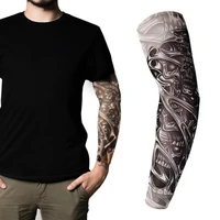 1pair cycling sleeves 3d tattoo printed arm warmer outdoor uv protection bike bicycle sleeves arm protect riding arm sleeve