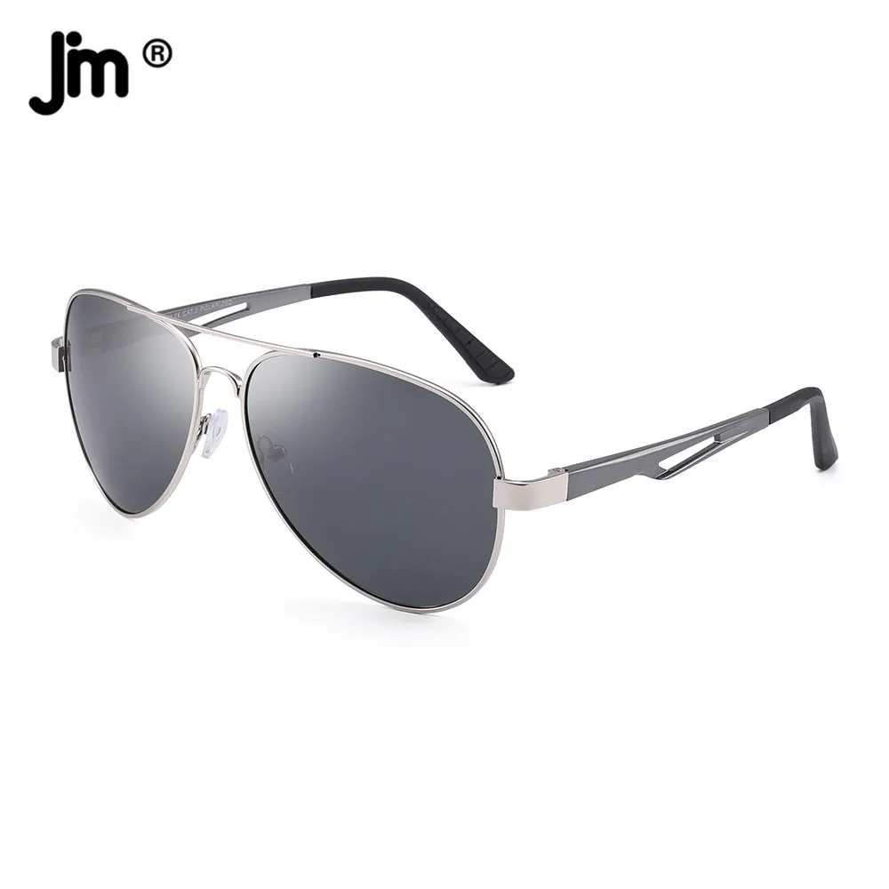 

Aluminum Arm Spring Hinge Polarized Sunglasses Women Men Retro Pilot Sunglasses UV400