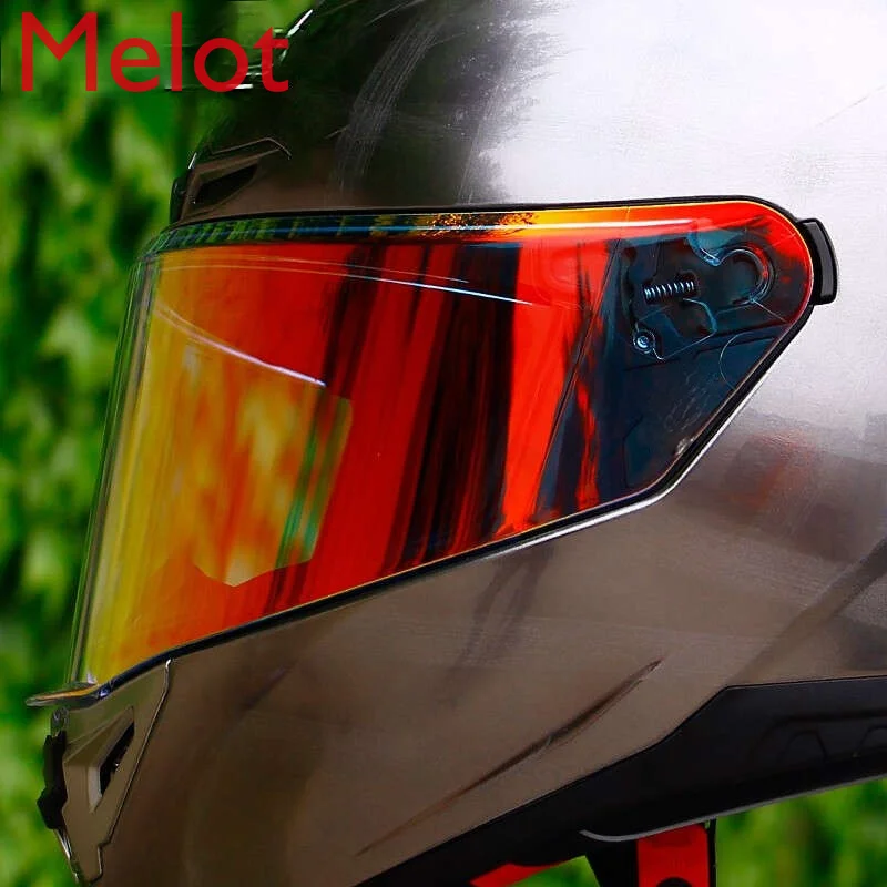 

Helmet Lens S-361 Model Original Transparent Brown Plated Rainbow Lens