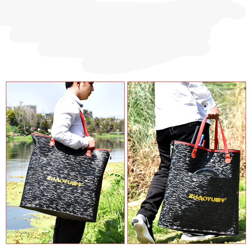 Портативная Рыболовная Сумка EVA складное рыболовное ведро ящик для живой рыбы