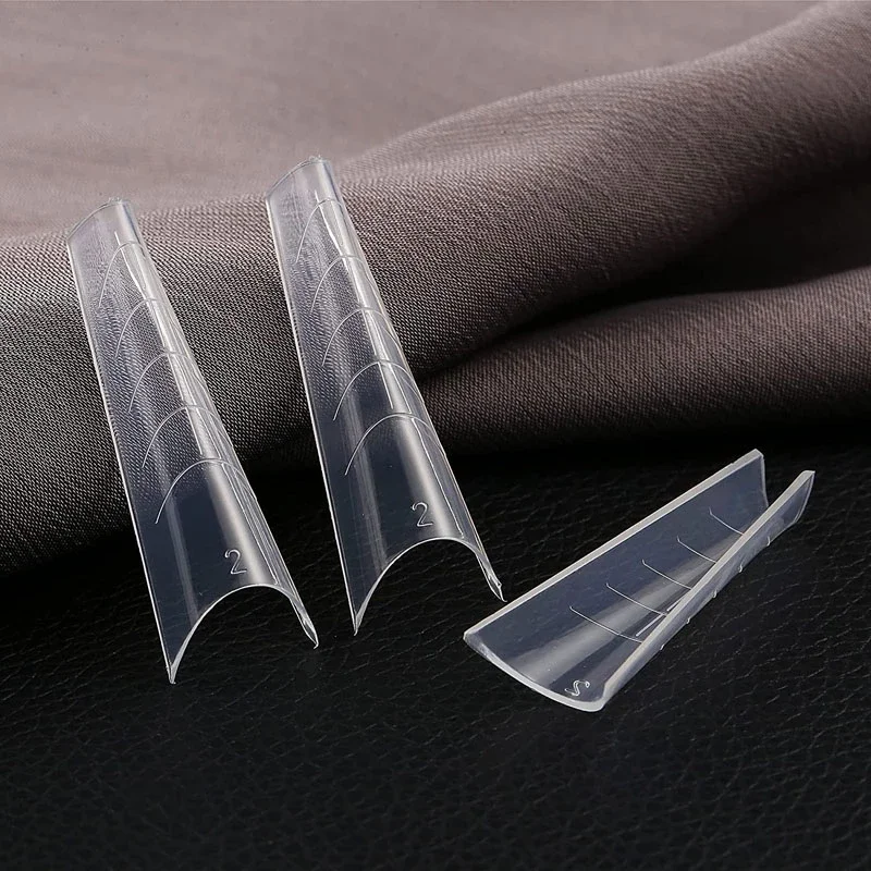 Изогнутые топовые формы быстросъемные двойная форма для ногтевой системы