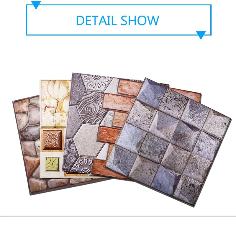 3D обои мраморная кирпичная кожура и самоклеющиеся наклейки на стены водостойкие