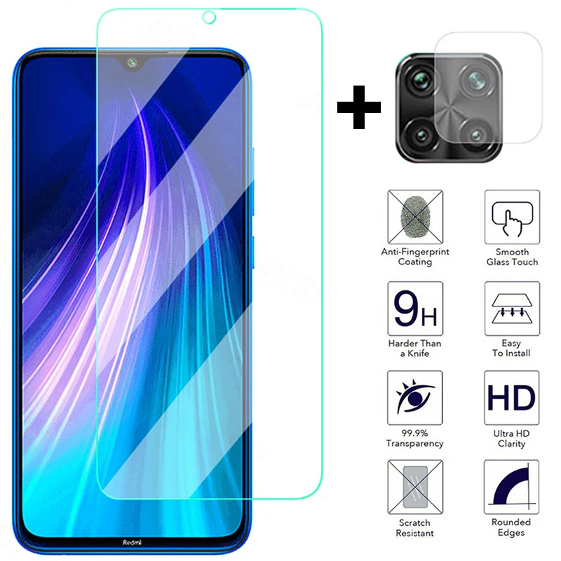 

Закаленное стекло для Xiaomi Redmi 8 9 Pro MAX, Защитная пленка для экрана Redmi Note 8, 9, 10 Pro, 8T, 9A, пленка для объектива камеры K20, K30, K40 Pro