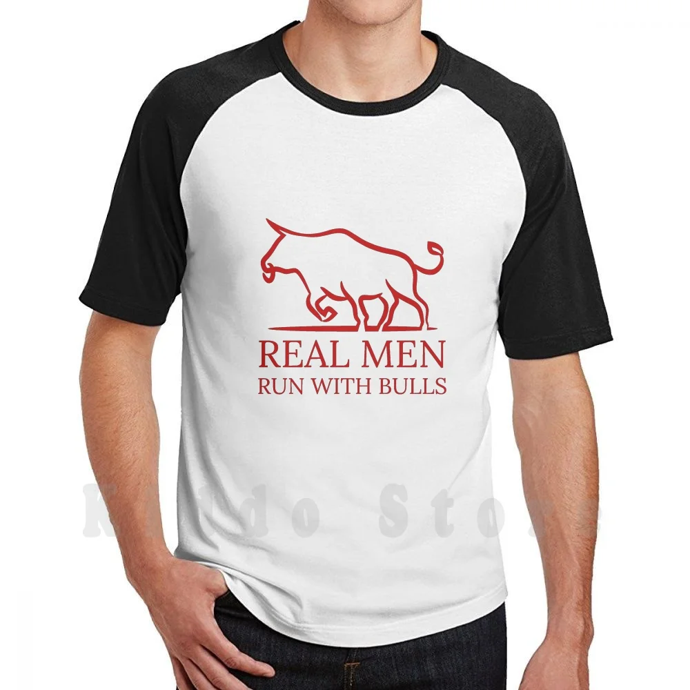 San Fermin Running With The Bulls Festival Pamplona July 2019 футболка с принтом для мужчин новая хлопковая
