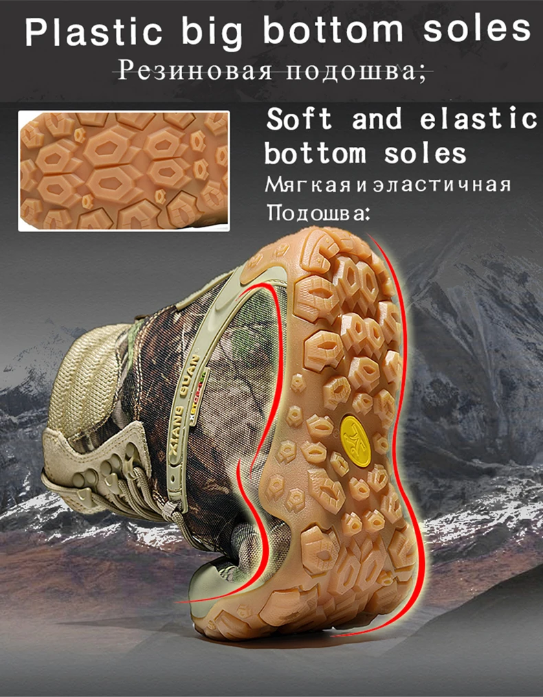 

New Field Hiking Snow Boots Camping Tactical Boots Men Climbing Waterproof Boots Women Hiking Shoes Men Motorcycle Boots Uniex