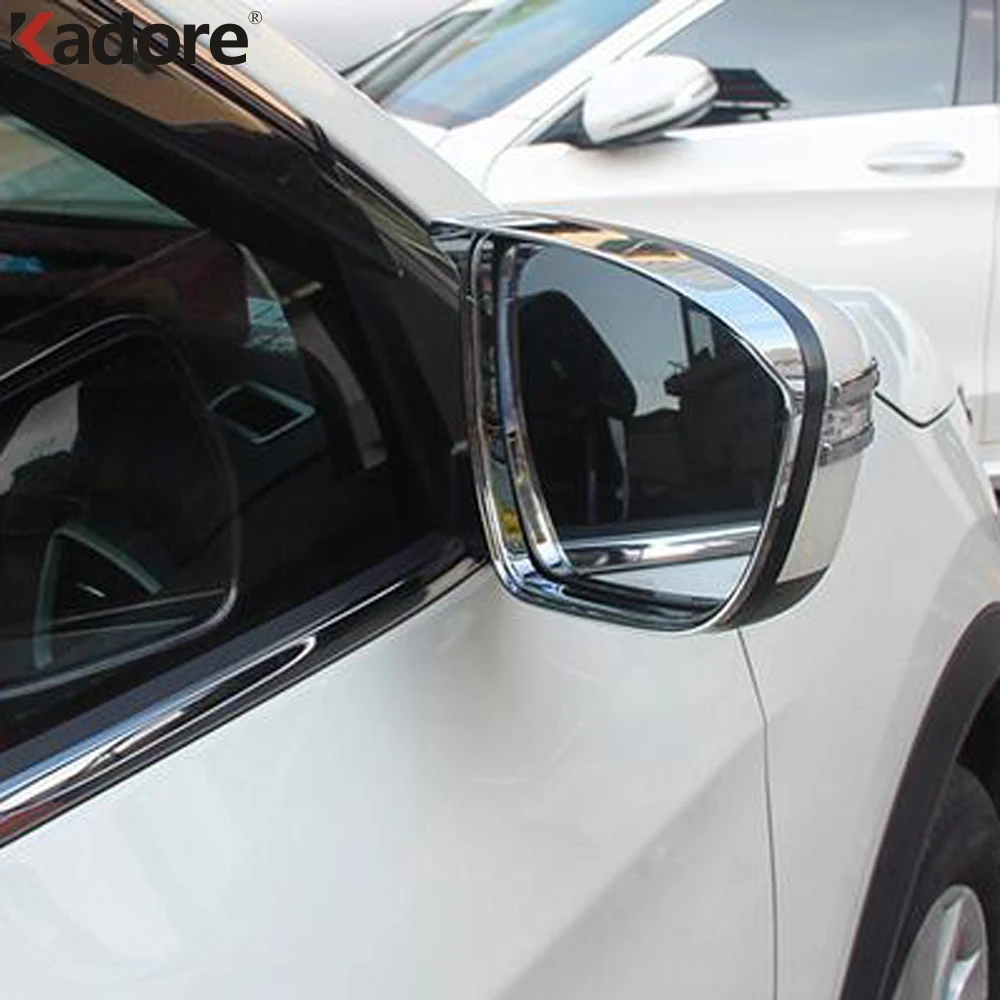 

Накладка на зеркало заднего вида, козырек от дождя для Mitsubishi Outlander 2016, 2017, 2018, 2019, 2020, хромированное стекло автомобиля, солнцезащитный козырек,...