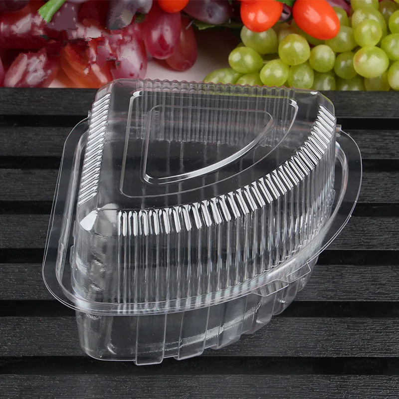 50 шт. Высокое качество фруктовый салат на вынос упаковочная коробка Прозрачный