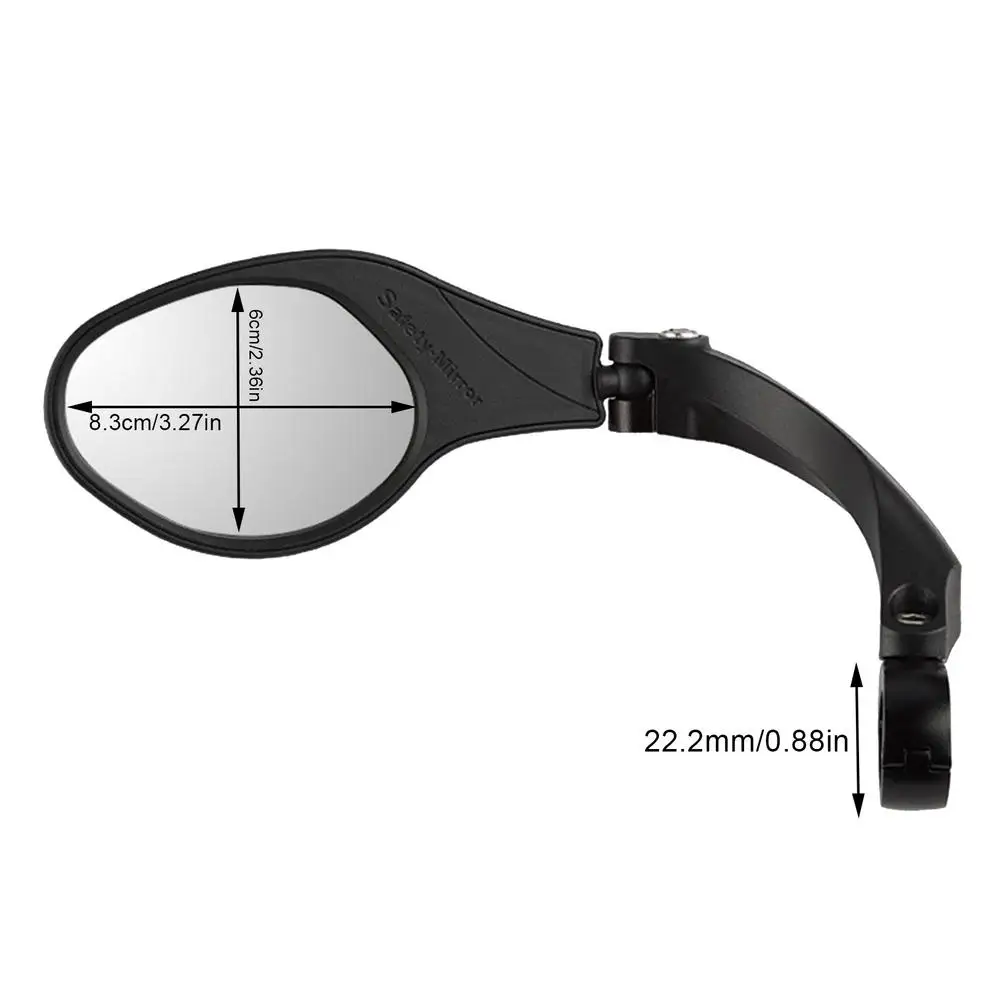 

Bicycle Rearview Mirror Adjustable Stainless Steel Mirror Mountain Bike Foldable Rearview Mirror Bicycle Accessories