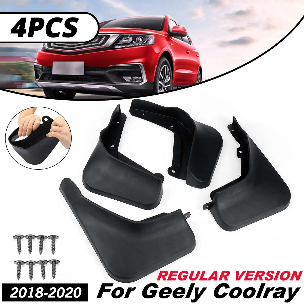 

4 шт., Автомобильные Брызговики Geely Coolray SX11 2020 2019 2018