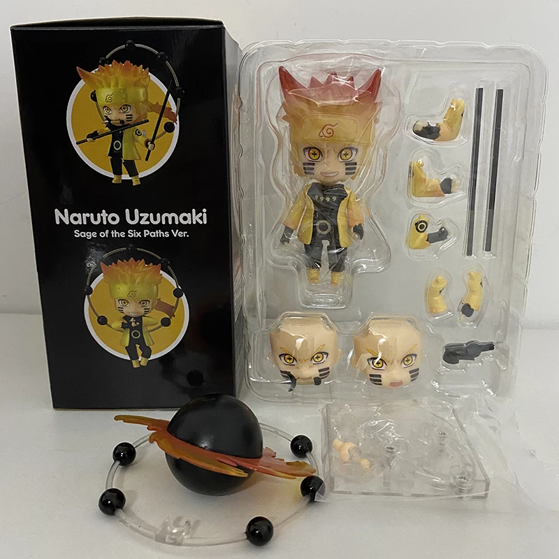 

Anime Naruto Uzumaki 1273 Action Figure Sage of The Six Paths Version Toys Movable Doll Christmas Gift 10cm