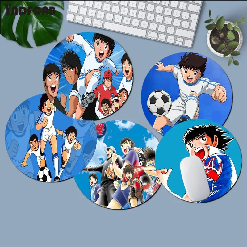 

Прочный Настольный резиновый коврик для мыши с изображением капитана Tsubasa Ozora Genzo, игровой коврик для мыши, коврик для ПК, ноутбука