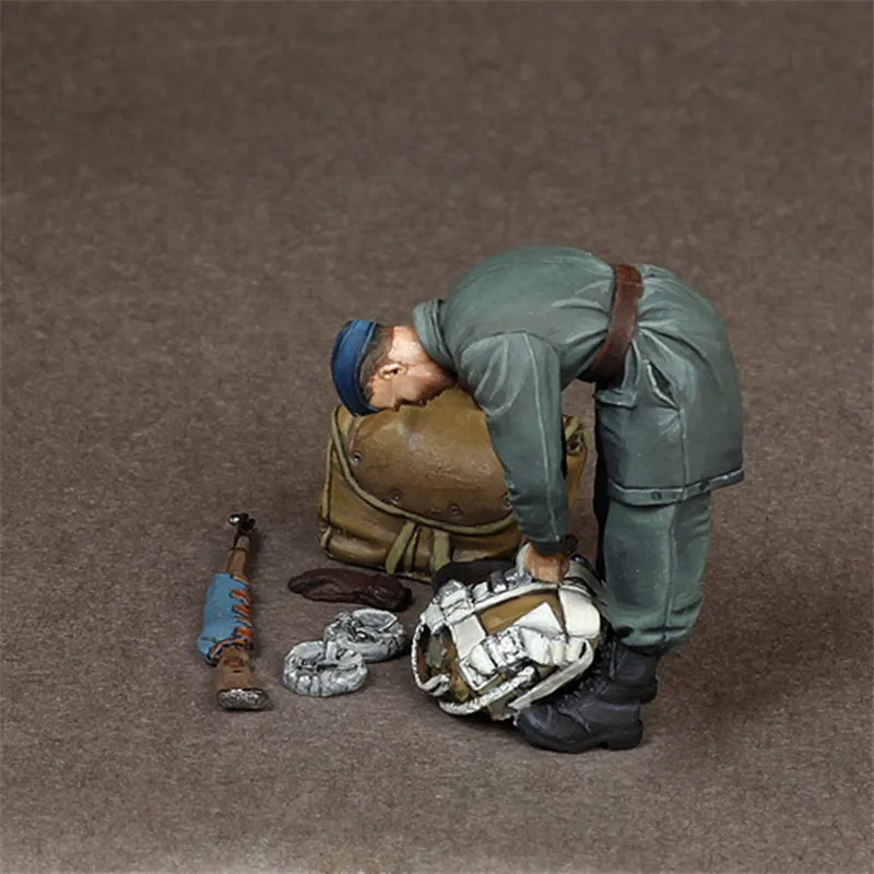 Полимерная фигурка 1/35 масштабный модельный набор парашютистов готовых снять