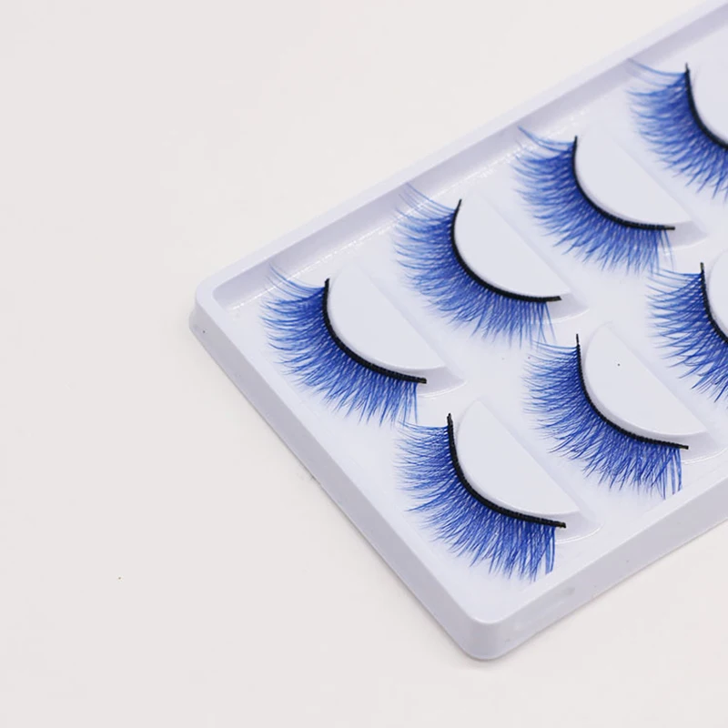 5 пар 3D Индивидуальные Накладные ресницы для Европы и США подарок на Хэллоуин