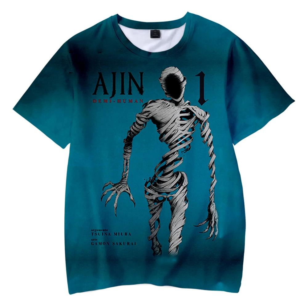 

Japan Anime Ajin Demi-Human 3D Print Children T-shirt Boy Girl Kids Short Sleeve
