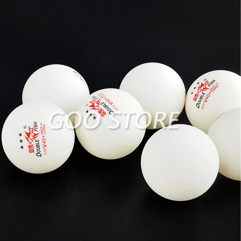 

30/60balls/120balls Double Fish Table Tennis Ball V40+ 3-star without box ABS material plastic poly ping pong ball tenis de mesa