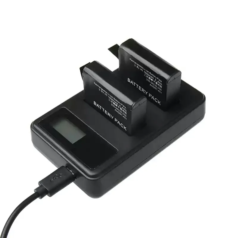 2 шт. AHDBT 401Batteries + lcd USB двойной слот зарядное устройство для GoPro Hero 4 bateria аксессуары