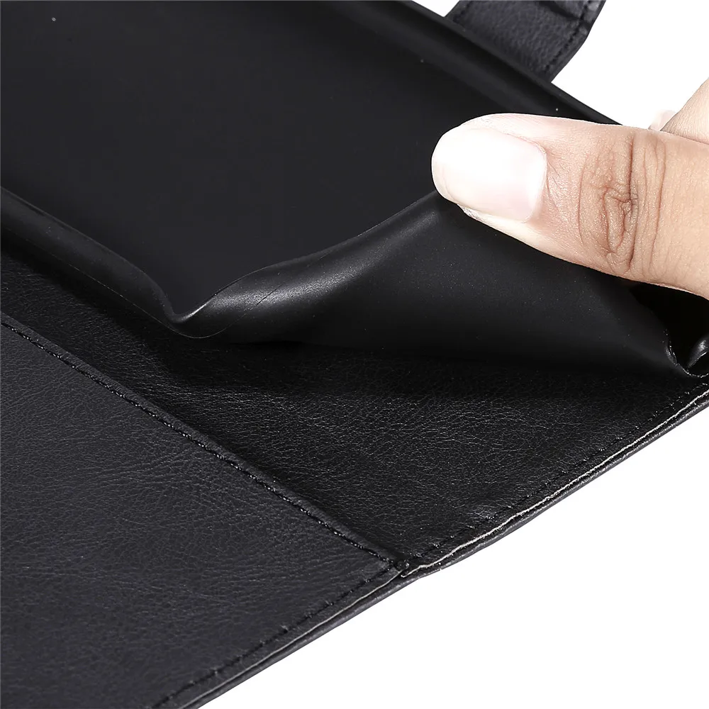 Кожаный чехол для Fundas Xiaomi Redmi Note 7 coque 5 6 Pro простой флип-кошелек чехлы телефонов с