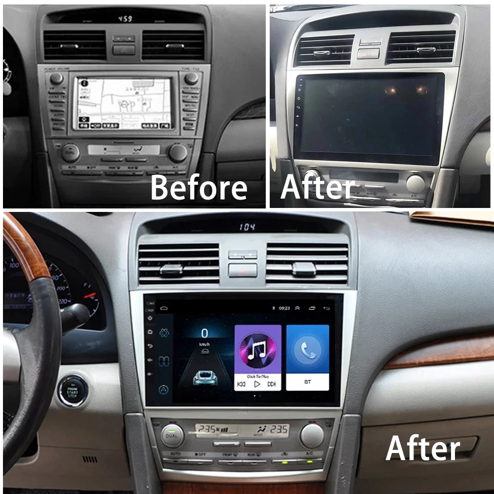 Автомобильный мультимедийный плеер стерео GPS DVD радио навигация NAVI Android экран