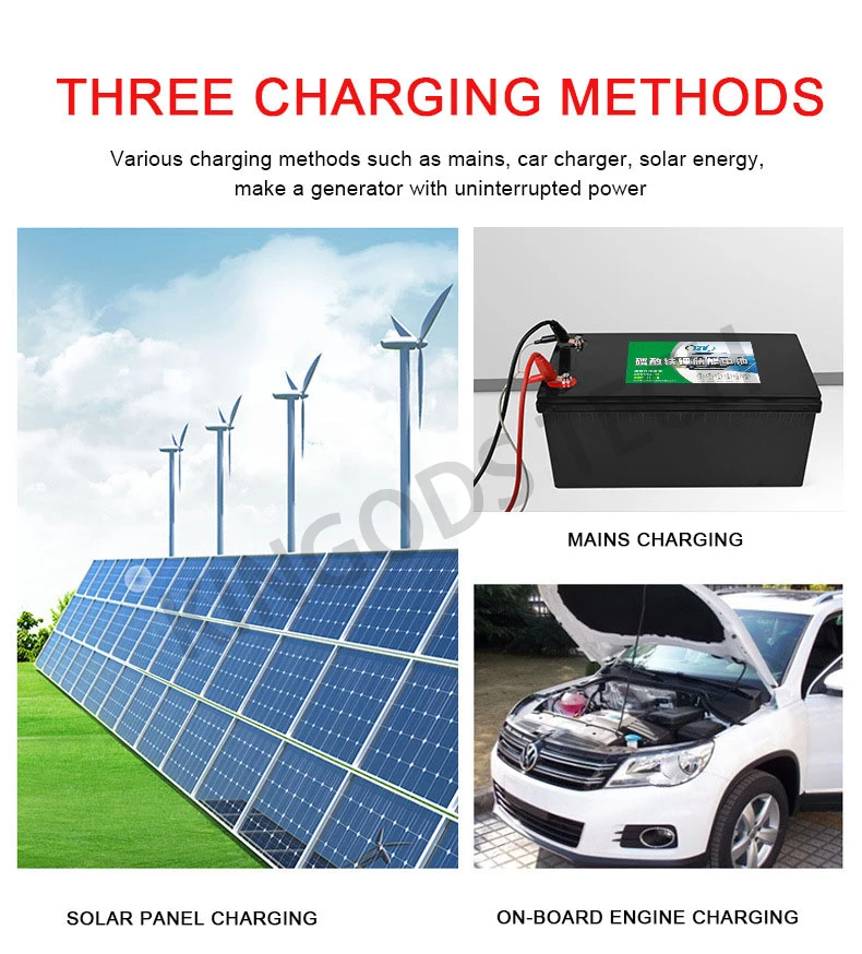 

24V Lithium Iron Phosphate Battery RV Solar High Power Large Capacity 100ah400AH