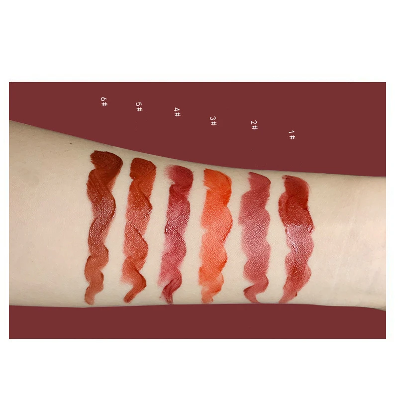 

Women Sexy Red Lip Gloss Velvet Lipstick Waterproof Long Lasting Moist Lip Gloss Vivid Colorful Lipgloss Makeup Maquiagem TXTB1