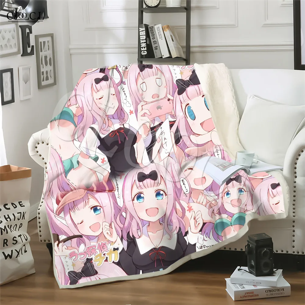 Аниме Kaguya Sama Love Is War Sofa дорожное молодежное постельное белье с рисунком