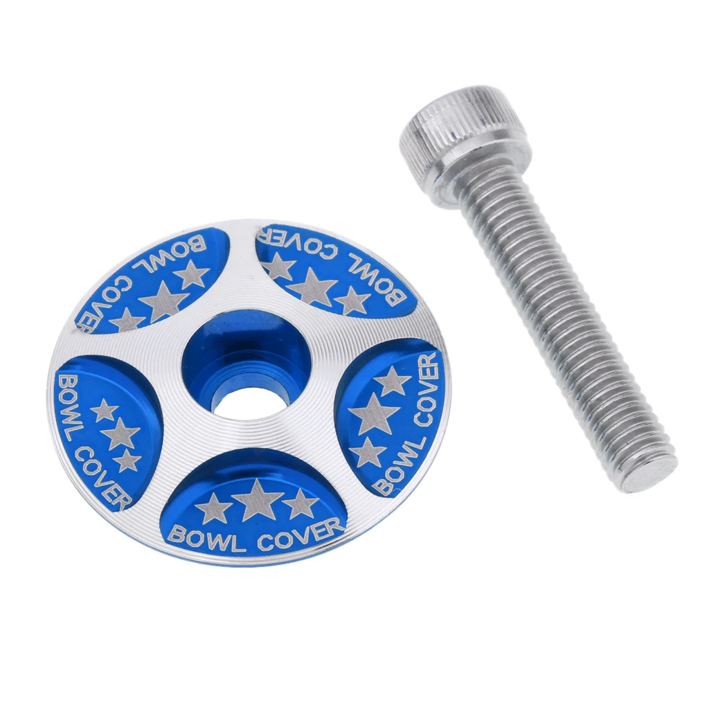 Звезды дизайнер гарнитура стволовая крышка с M6 болт для 28 6 мм велосипед вилка |