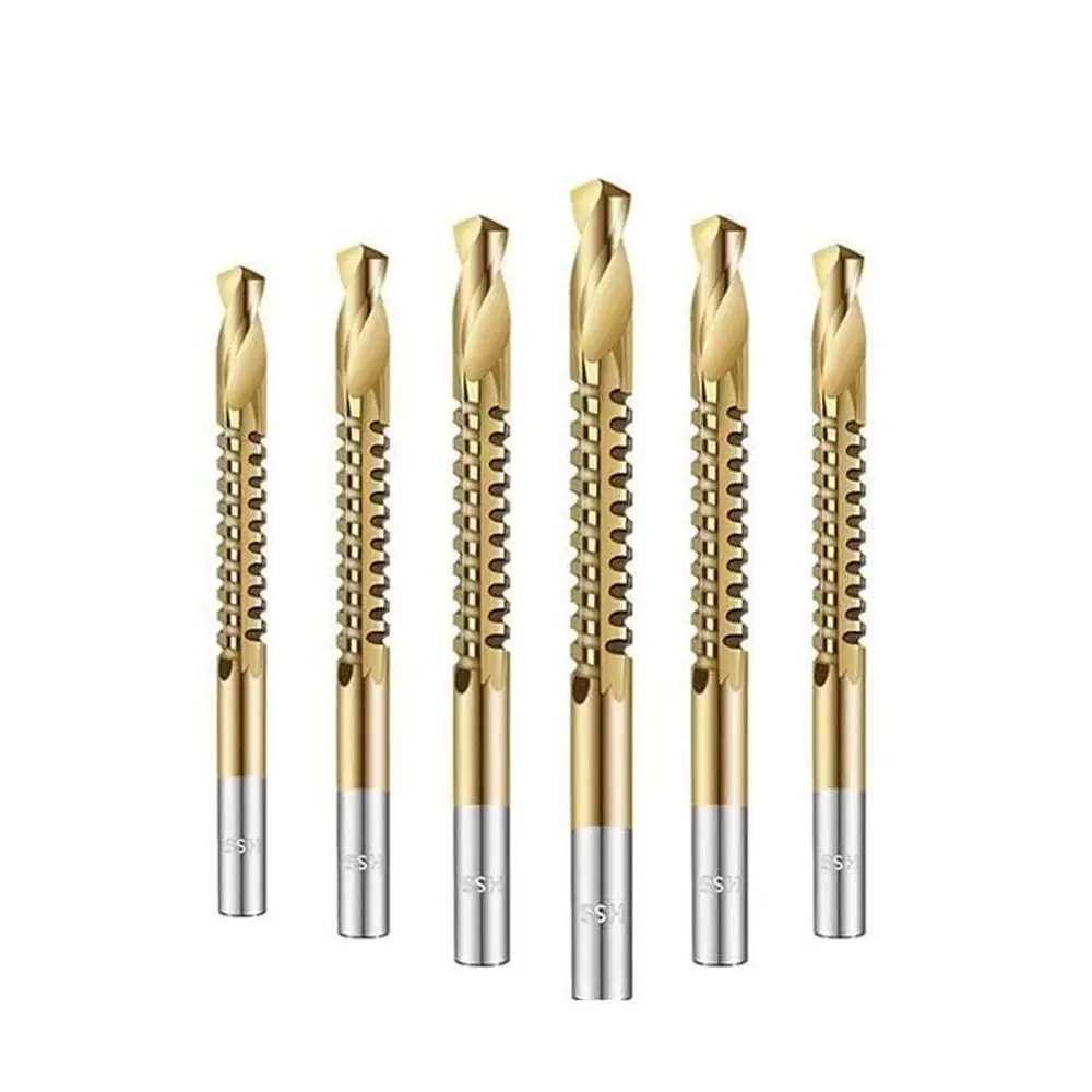 6 шт. набор сверл и пилы из быстрорежущей стали с титановым покрытием 5 мм Twist Wood 8 3