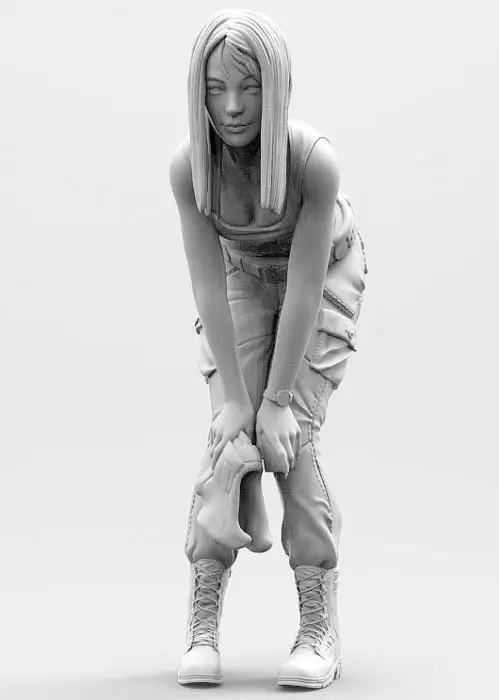 Новая коллекция 1/20 года Современная летняя Неокрашенная модель для