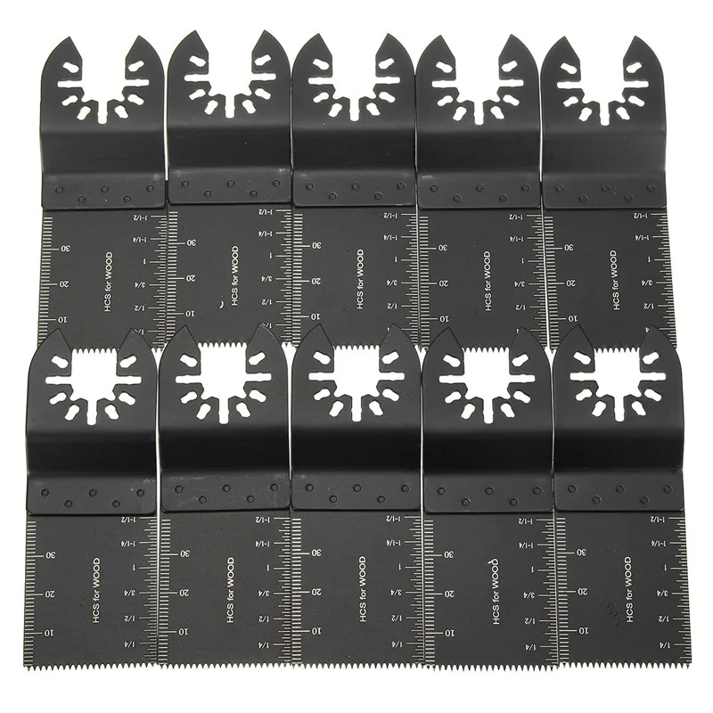 

10Pcs/Set Metalworking 34mm Oscillating Multi Tool Saw Blades Fit For Machines Bimetal Material Saw Blades For Soft Metal Blades